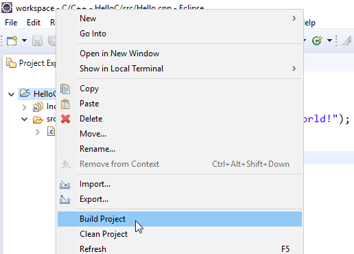Hướng dẫn lập trình C/C++ trên Eclipse IDE