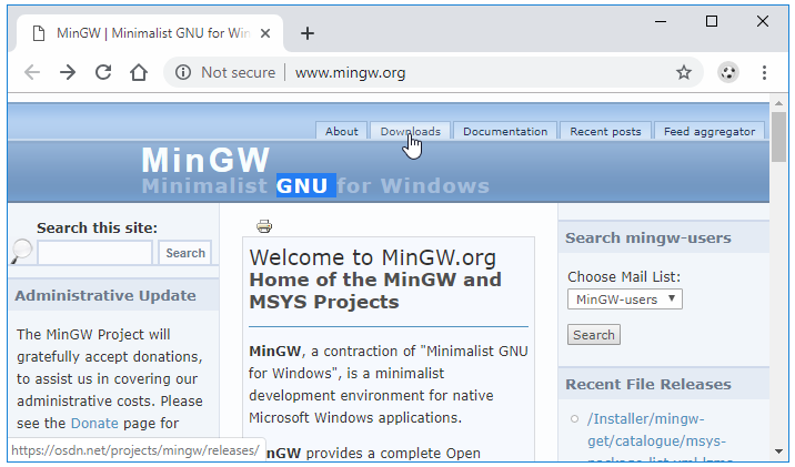 Hướng dẫn cài đặt trình biên dịch C/C++ MinGW (gcc)