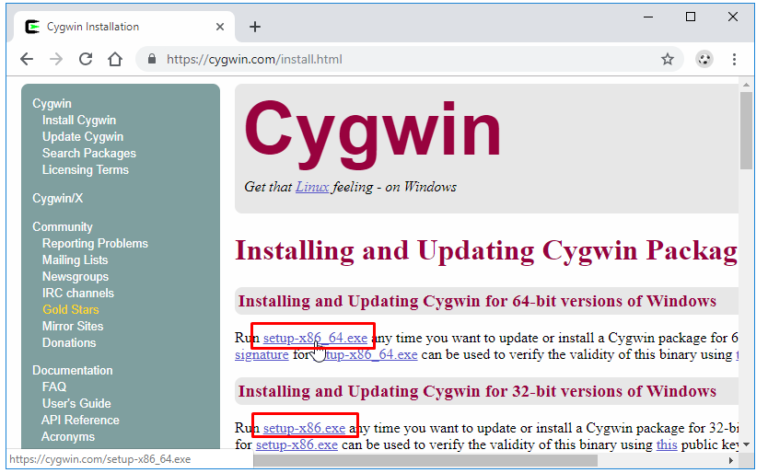 Cygwin как пользоваться в windows